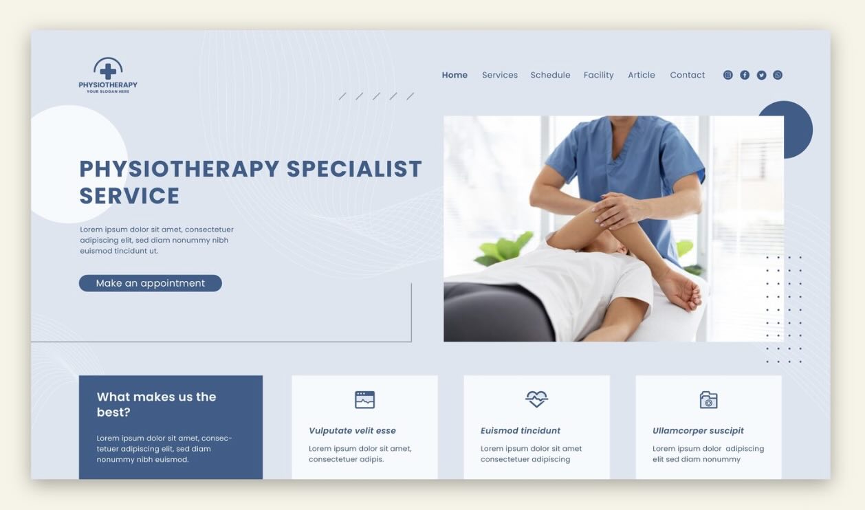 Creazione siti fisioterapia: consigli e a chi rivolgersi